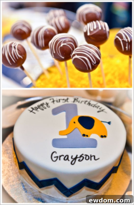 Mod Elephant and Chevron First Birthday 1 featured 10590