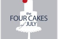 Four Cakes for the Fourth