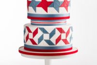 Patriotic Patchwork Cake