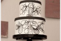 Chic Ebony and Ivory Spirals