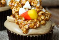 Sweet & Salty Popcorn Cupcakes
