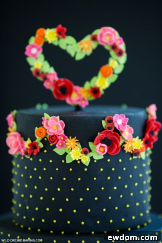 Velvet Night Wedding Cake 1 featured 18132