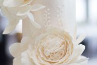 Graceful Ivory Champagne Ruffles