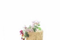 Gold Sequin Cake DIY