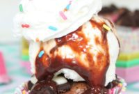 Decadent Brownie Sundae Cupcakes