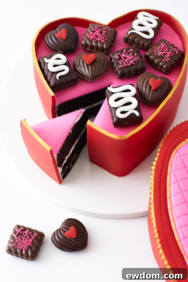Valentines Candy Heart Surprise Cake 1 featured 23347