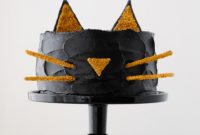 Purrfect Black Cat Cake