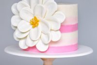 White Chocolate Blossom Cake