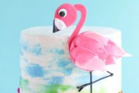 Pink Paradise Flamingo Cake