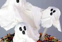 Spooky Chocolate Ghost Pops