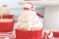 Velvet Peppermint White Chocolate Cupcakes