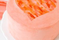 Ethereal Watercolor Heart Cake