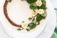 Spring Blossom Wreath Cake