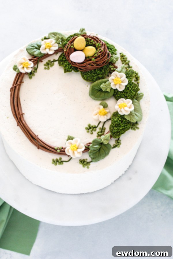 Spring Blossom Wreath Cake 1 featured 31540