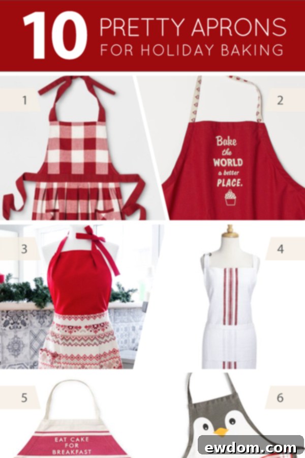 Festive Flair: 10 Christmas Aprons for Holiday Baking 1 featured 32589