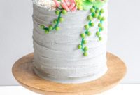 Sugary Succulent Garden Cake