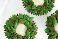 Festive Wreath Cupcakes