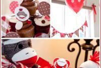Charming Sock Monkey Baby Shower Inspiration