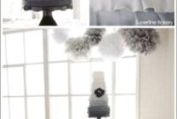 Grey Ombre Ruffled Cake