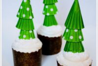 Whimsical Cupcake Liner Christmas Trees