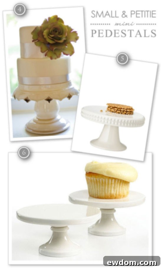 Mini Cupcake Pedestals Charming Mini Cupcake Pedestals for Individual Treats and Elegant Displays
