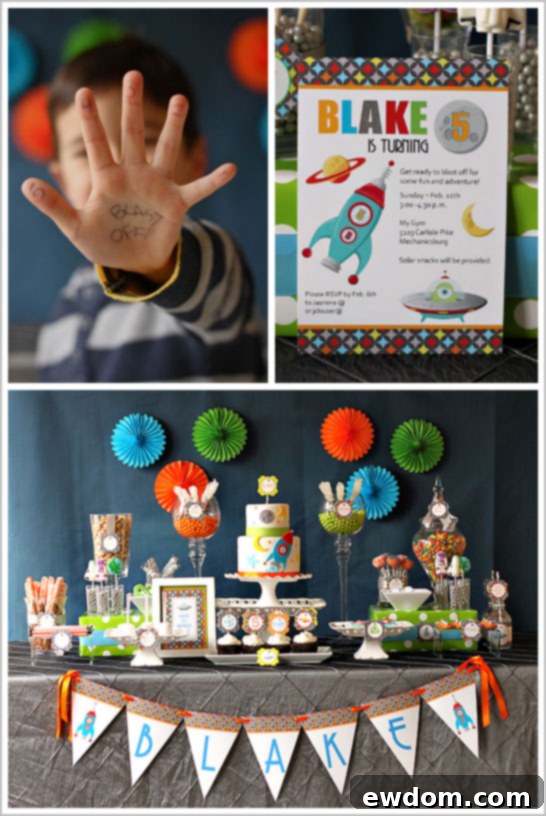 Outer Space Birthday Party Decorations