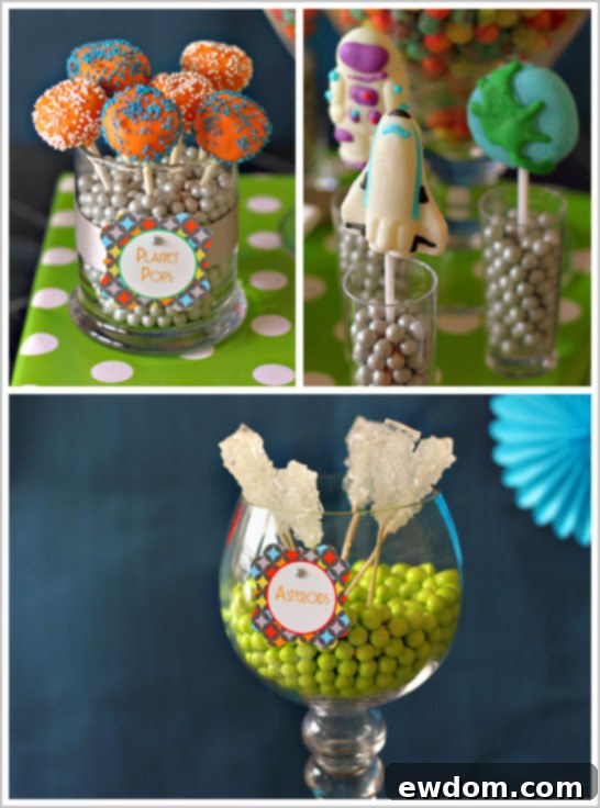 Outer Space Birthday Party Snacks