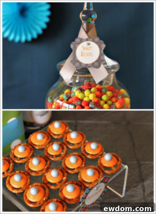 Outer Space Birthday Party Treats