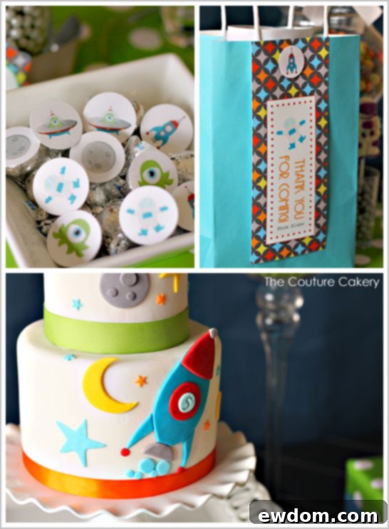 Outer Space Birthday Party Cereal