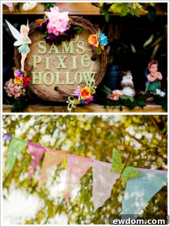 Fairy Birthday Party in Pixie Hollow Fairy Birthday Party in Pixie Hollow