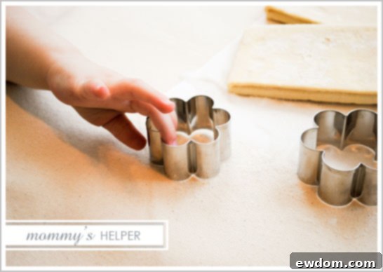 Puff Pastry Flowers for Mother's Day