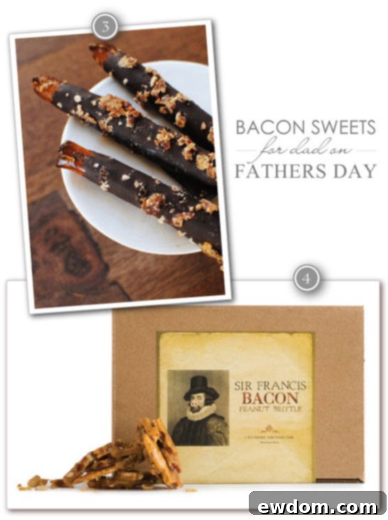 Gourmet Bacon Sweets for Father's Day - Unique Dessert Ideas