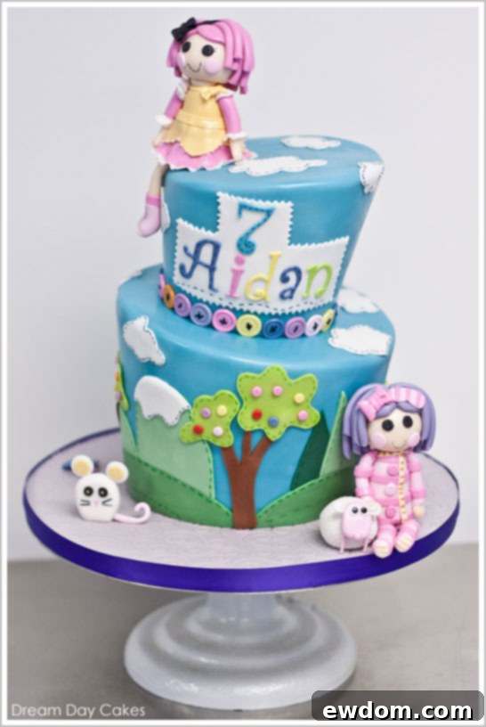 Exceptional Lalaloopsy Birthday Cake design by Dream Day Cakes