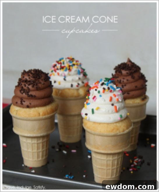 Ice Cream Cone Cupcakes by Lauren Kapeluck - A Creative Summer Dessert Idea
