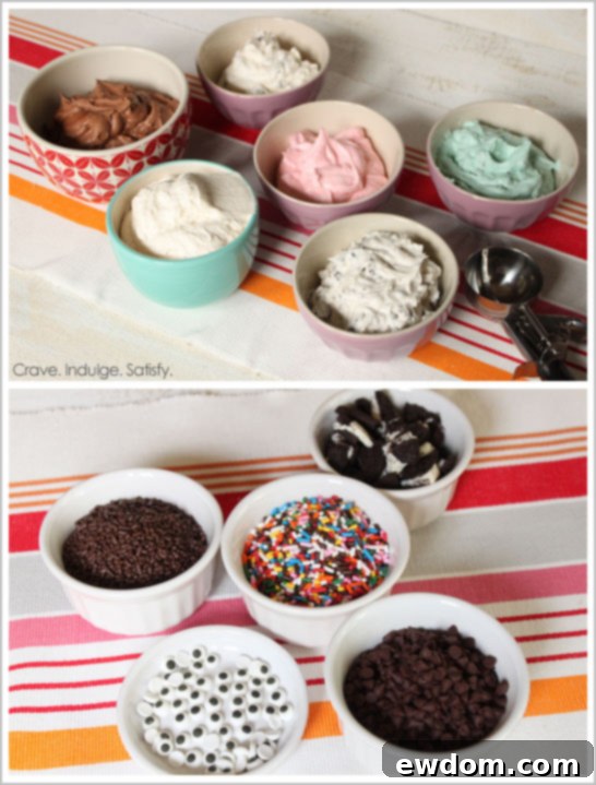 Customizing Vanilla Buttercream for Ice Cream Cone Cupcakes