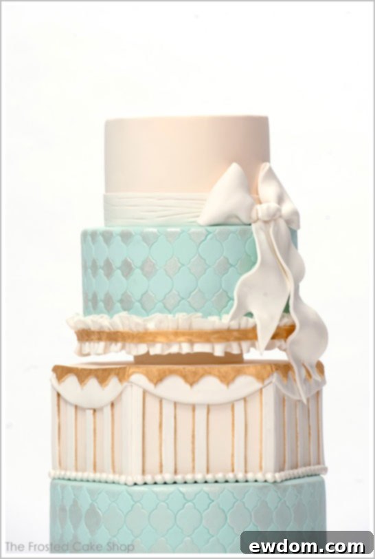 Marie Antoinette inspired cake by Frosted Cake Shop | TheCakeBlog.com