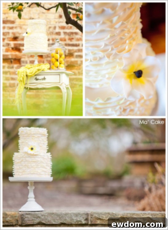 Summery Cake by Ma' Cake, featuring a smooth fondant base adorned with incredible, vibrant, and realistic sugar flowers, a centerpiece for floral themes.