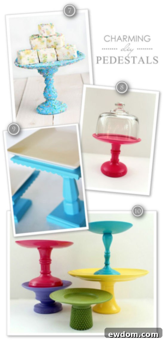 DIY Cake Stands | TheCakeBlog.com Creative DIY Cake Stands for Unique & Budget-Friendly Displays