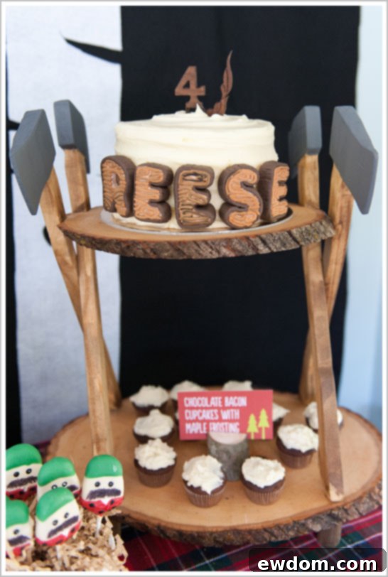 Lumberjack Birthday Cake and Desserts | TheCakeBlog.com Lumberjack Birthday Cake and Desserts | TheCakeBlog.com