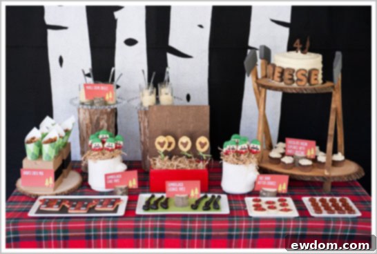 Lumberjack Themed Birthday Party Fun | TheCakeBlog.com Lumberjack Themed Birthday Party Fun | TheCakeBlog.com