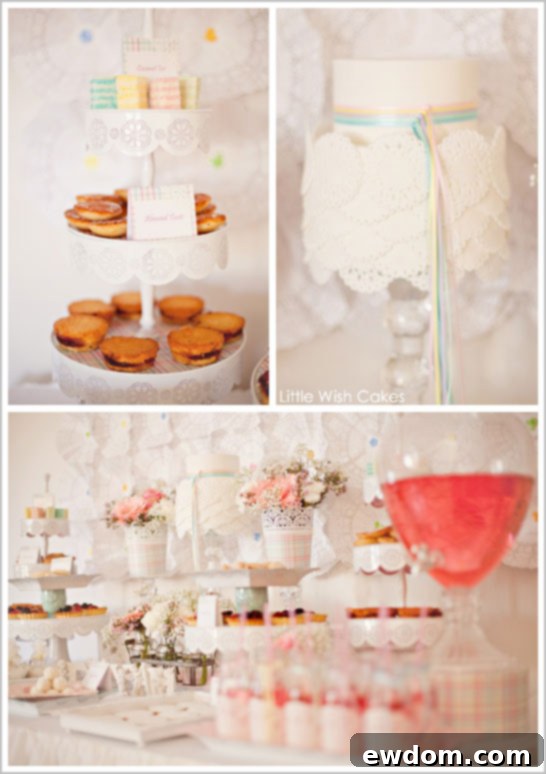 First Communion Party by Little Wish Cakes  |  TheCakeBlog.com