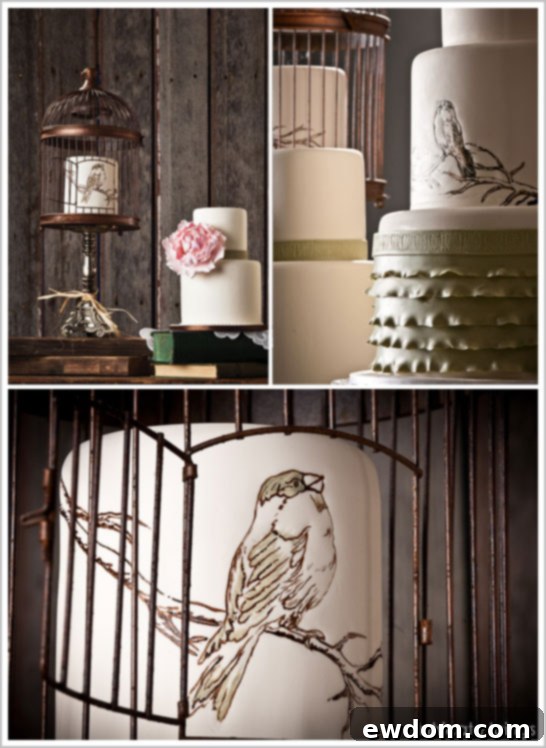 Vintage Bird Cage Cake by Intricate Icings  |  TheCakeBlog.com