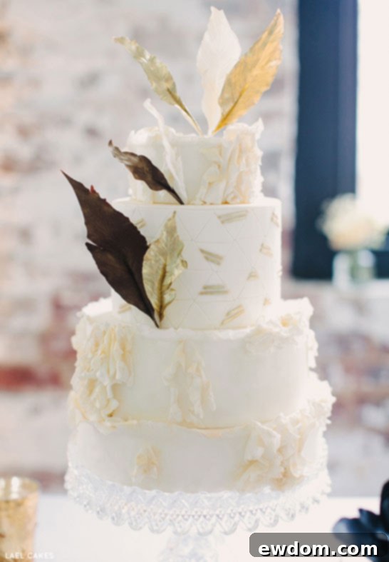 Golden Chevron Sweetscape 5 Gold & Chevron Dessert Table by Lael Cakes | TheCakeBlog.com - Mini Desserts & Cupcakes