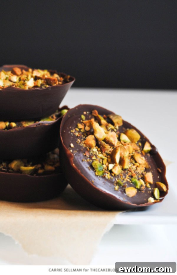 No Bake Chocolate Truffle Tarts | perfect for holiday gift giving | by Carrie Sellman for TheCakeBlog.com