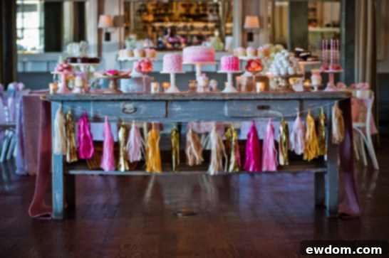 Love The Bare Necessity 13 Overview of the Deliciously Darling Pink and Gold Valentine's Dessert Bar