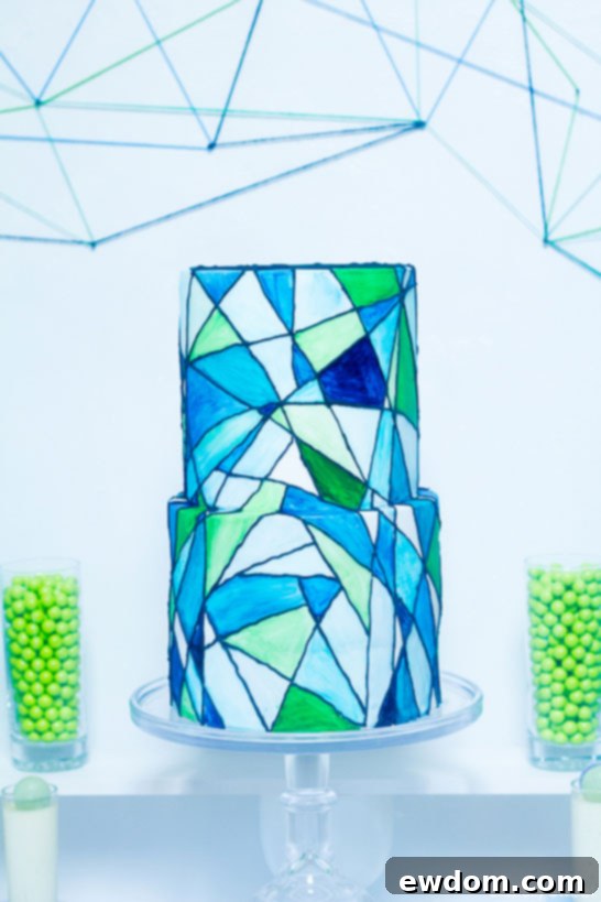 Stained Glass First Communion Dessert Table