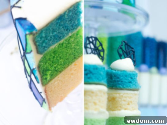 Stained Glass First Communion Dessert Table