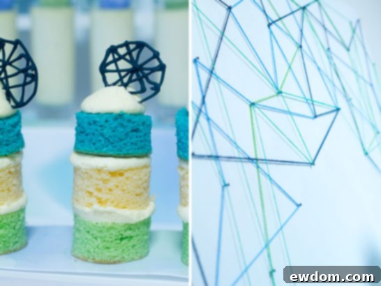 Stained Glass First Communion Dessert Table