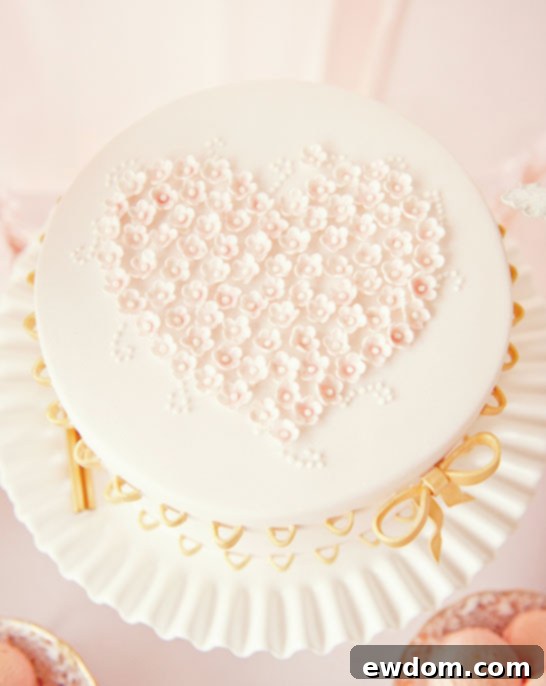 Pink & Gold Valentines Dessert Table  |  TheCakeBlog.com