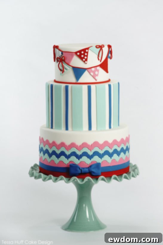 Nautical Cake by Tessa Huff | TheCakeBlog.com